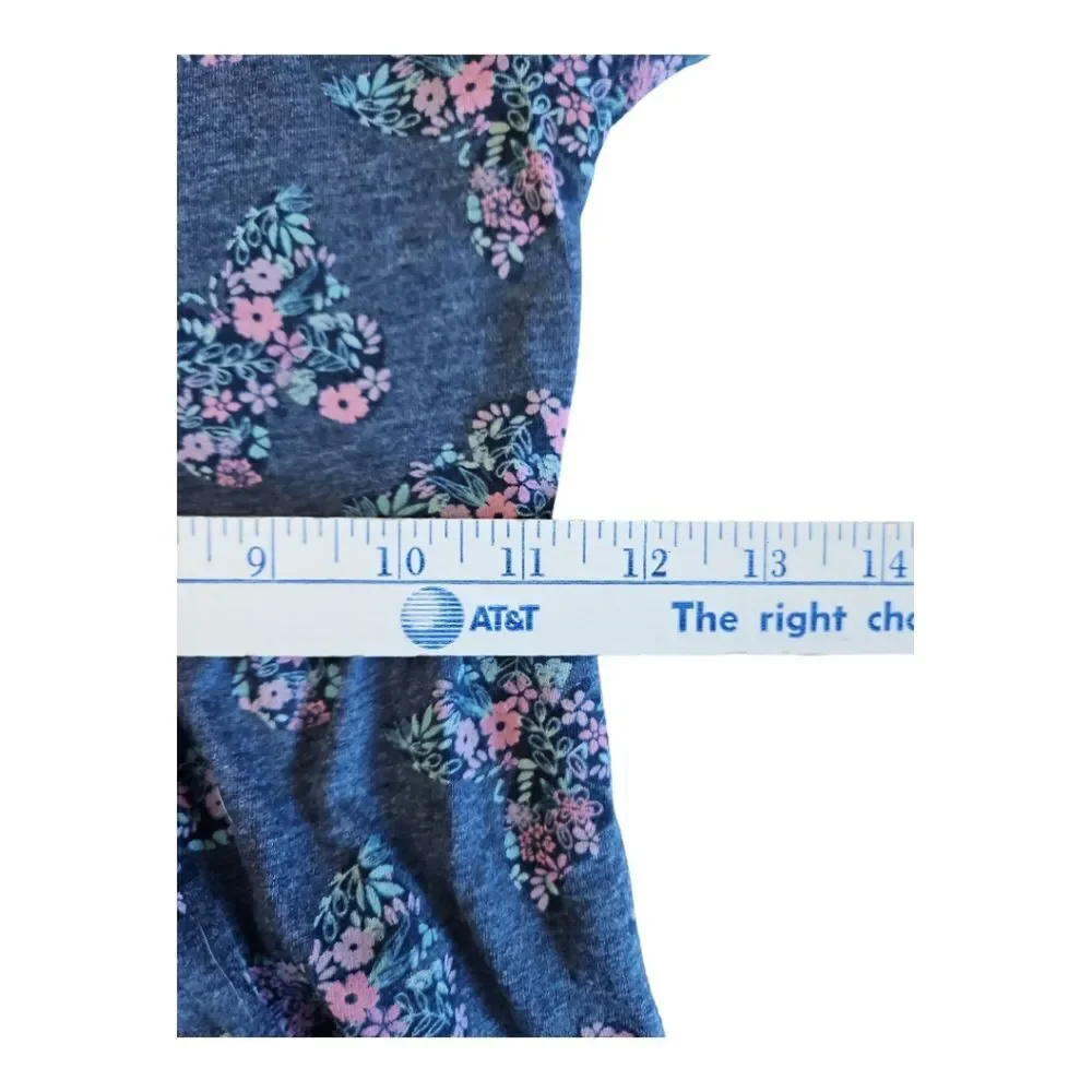 Girls Freestyle Revolution Butterfly Print Long Sleeve Knit Dress NWT Si…
